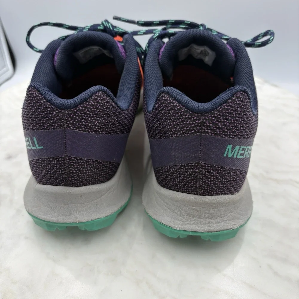 Merrell Trail Hiking Sneaker VIBRAM Purple Orange Bright Women's‎ 8.5 Gorpcore